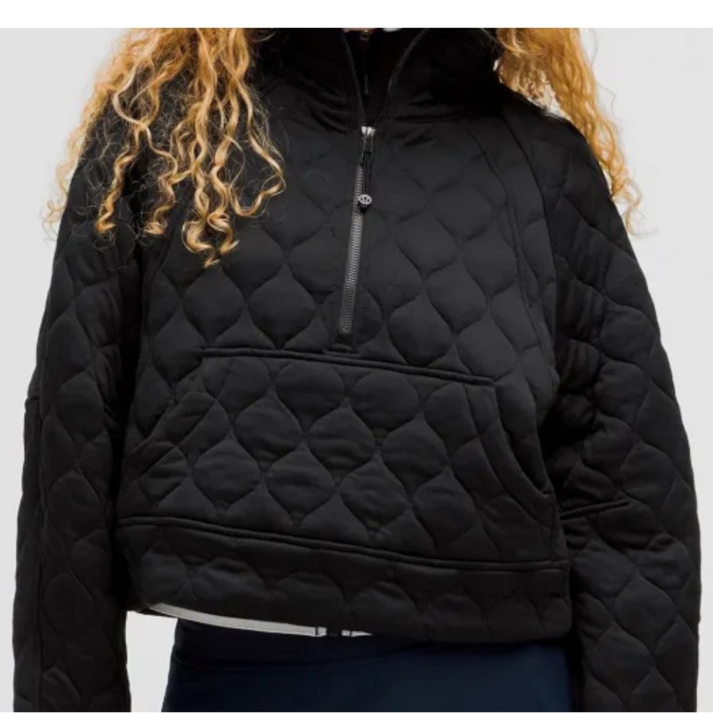 Lululemon Scuba Oversized Quilted Half Zip size XS/S
